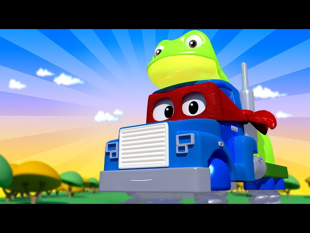 Carl der Super Truck - Der Frosch Lastwagen - Autopolis 🚒 Lastwagen Zeichentrickfilme für Kinder