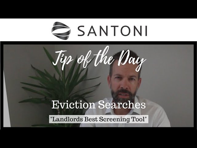 Tip of the Day- Tenant Screening (Eviction Searches)