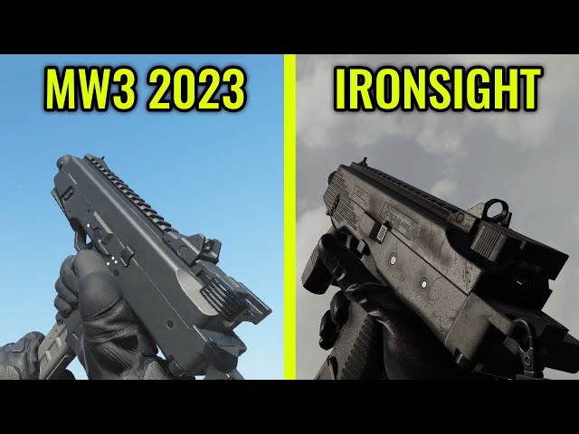 COD MW3 2023 vs Ironsight  - Weapons Comparison