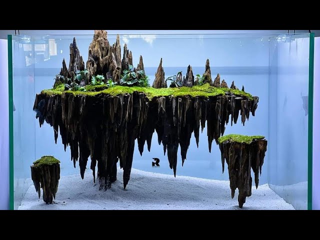 DIY Sand Waterfall Aquarium | Flying Island Avatar New Trend