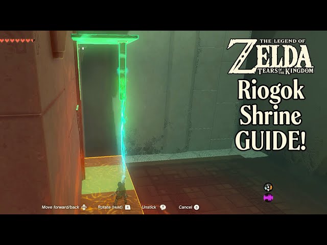 Zelda Tears of the Kingdom - Riogok Shrine Guide - Solution with Chest