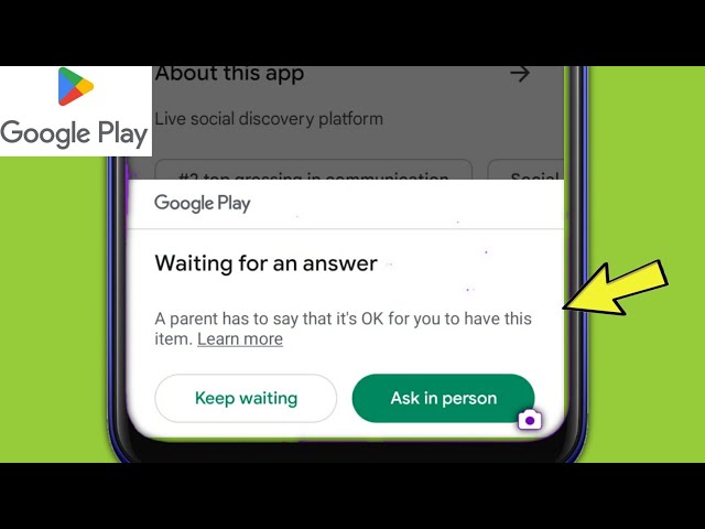 Google Playstore | Waiting for an Answer Problem Solved