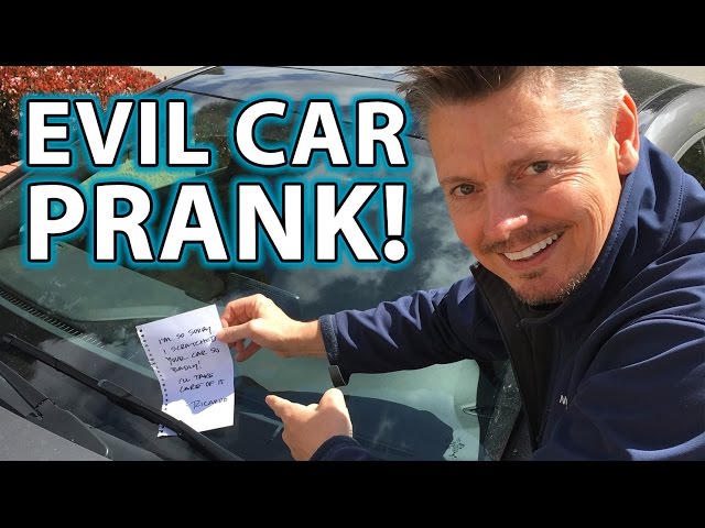 CAR PRANK Trick Note! How to Drive People Crazy!