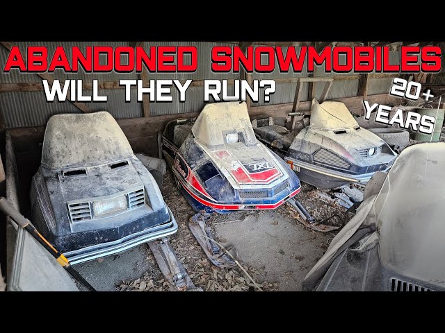 Will These ABANDONED Snowmobiles RUN & RIDE After 20+ years!?