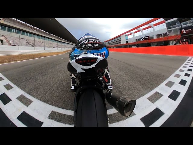 FE Portimao Circuit 1st session on day 3 full sesh Sept 2023 onboard GoPro Max with Jenny Tinmouth