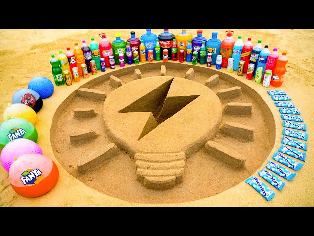 How to make Light Bulb Idea from Cement, Balloons Orbeez, Fanta, Coca Cola vs Mentos & Other Sodas