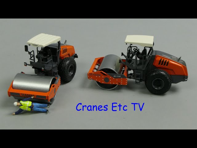 NZG Hamm HC 119 Series Soil Compactors by Cranes Etc TV