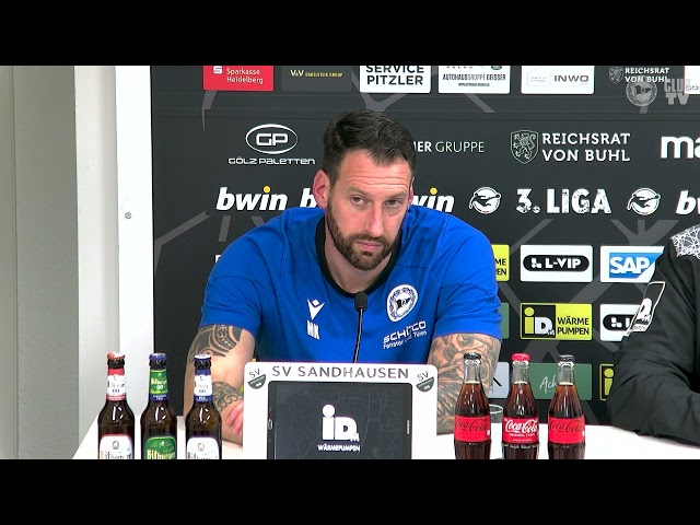 #34 SV Sandhausen: Die Pressekonferenz nach dem Spiel