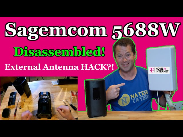 ✅ I Took It Apart! - T-Mobile 5G Home Internet - Sagemcom Fast 5688W Disassembly + External Antenna