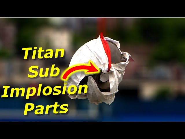Titan Submarine Debris Clues, Implosion Simulation