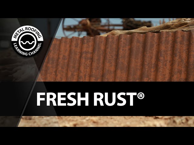 Fresh Rust® - Painted Panels That Look Like A Real Rustic Roofing Or Siding. No Rust Stains