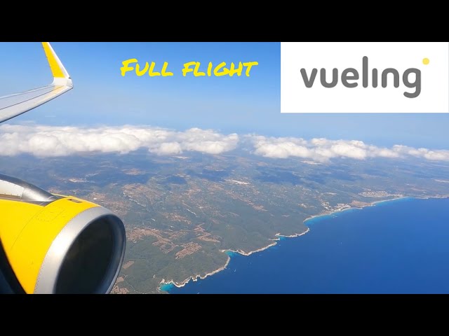 [4K] Barcelona ✈ Menorca | Vueling | Full Flight | VY3726 | EC-MPV | 05/07/2023