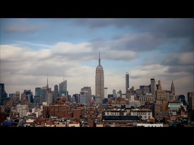 [10 Hours] Fluffy Clouds over New York - Video & Soundscape [1080HD] SlowTV