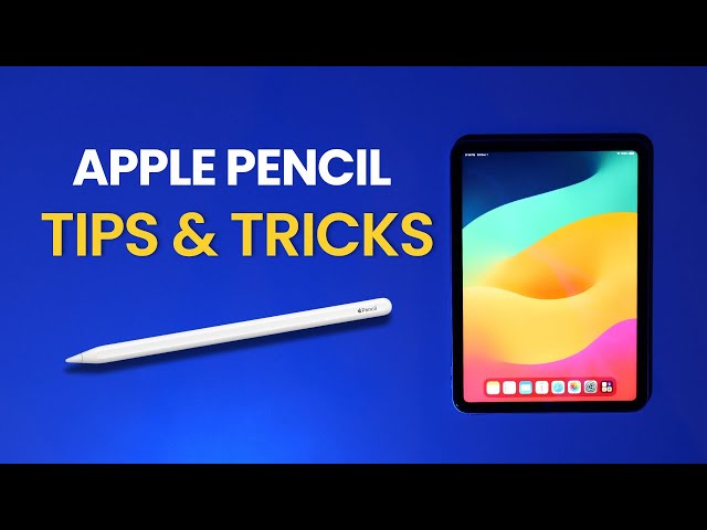 iPad Tips for Seniors: Apple Pencil Tips and Tricks