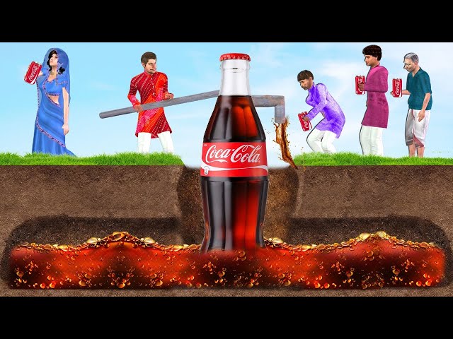 Underground Secret Magical Coca Cola Boring Pump Hindi Kahani Hindi Moral Stories New Funny Comedy