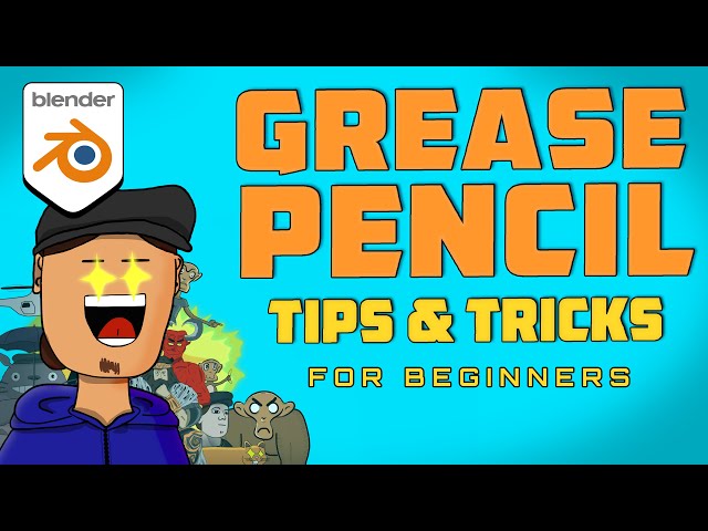 Grease Pencil Tips and Tricks to Master 2D Workflow | Blender Tutorial for beginners | Full Course!
