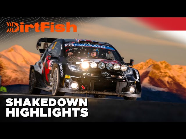Shakedown Action & Highlights | WRC Rally Monte Carlo 2024