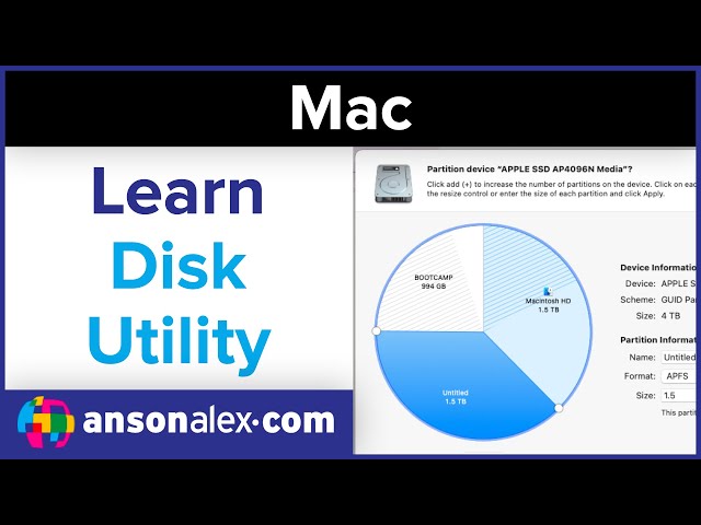 How to Use Disk Utility on Mac | Tutorial