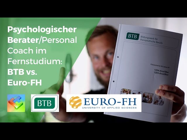 Psychologischer Berater im Fernstudium: Euro-FH vs. BTB – Weiterbildung zum Personal Coach