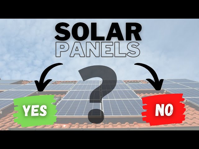 Save money installing photovoltaic SOLAR PANELS at home – Analysing the investment