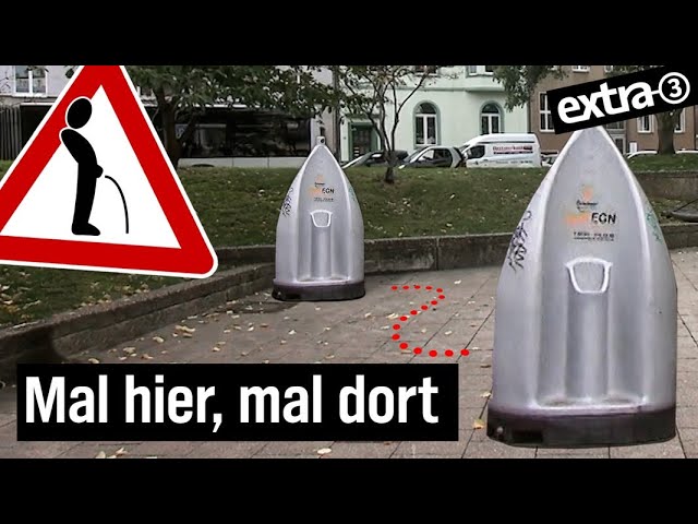 Realer Irrsinn: Das Wander-Urinal in Köln | extra 3 | NDR