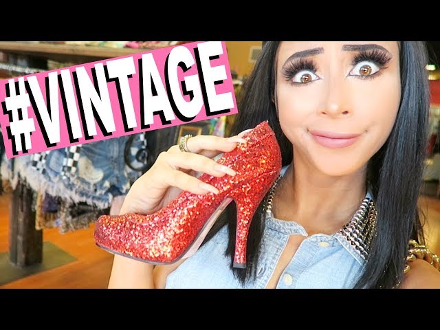VINTAGE SHOPPING FOR THE FIRST TIME! (a mess lol)