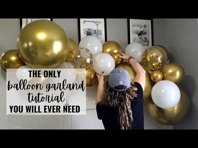The Only BALLOON GARLAND TUTORIAL You Will Ever Need | Meagan Nichole DIY & Lifestyle