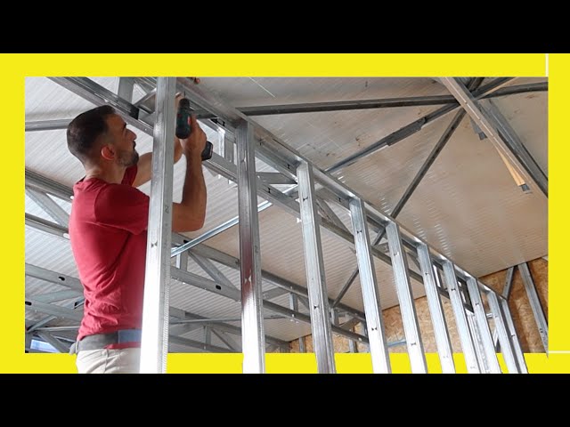 🔥 Drywall partition ▶︎ How to Build a metal framed wall 💪 PLADUR