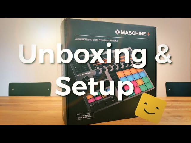 Unboxing & Setup Maschine+ Native Instruments