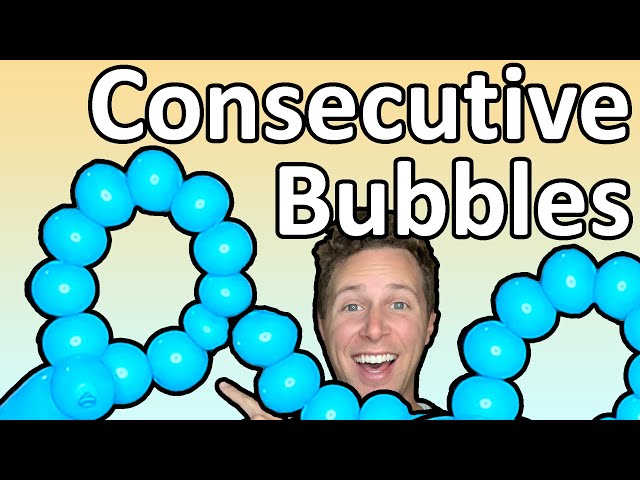 Consecutive Bubbles - Beginner Balloon Twisting Technique #5