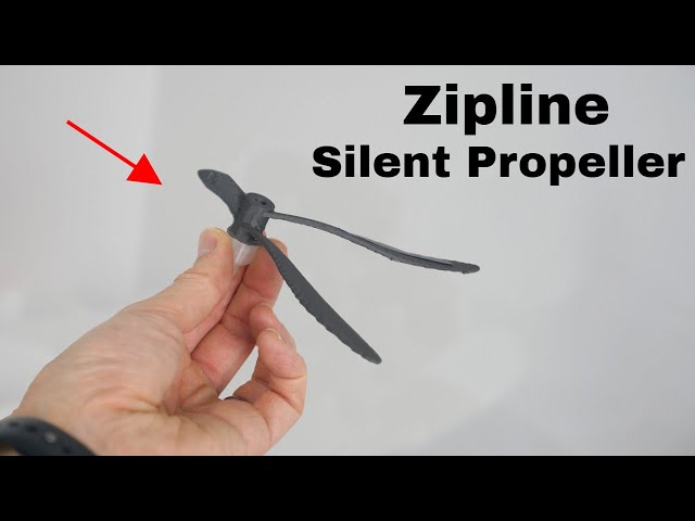 How Do Zipline's Silent Propellers Work?