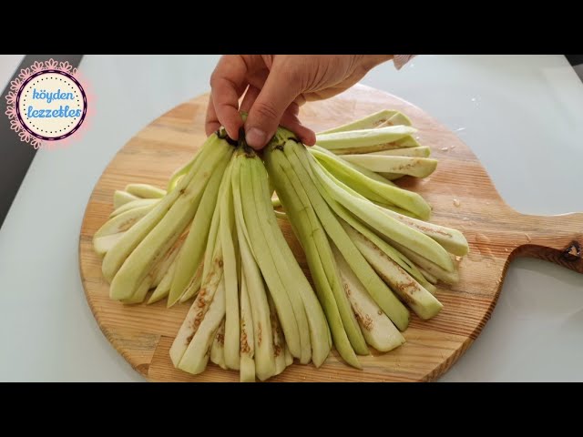 Cut the eggplants in this way and throw them into the boiling water. the result is surprising.