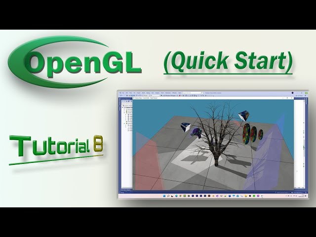 OpenGL Tutorial 8 (QS) – Casting Shadows – Frame Buffer Depth Maps