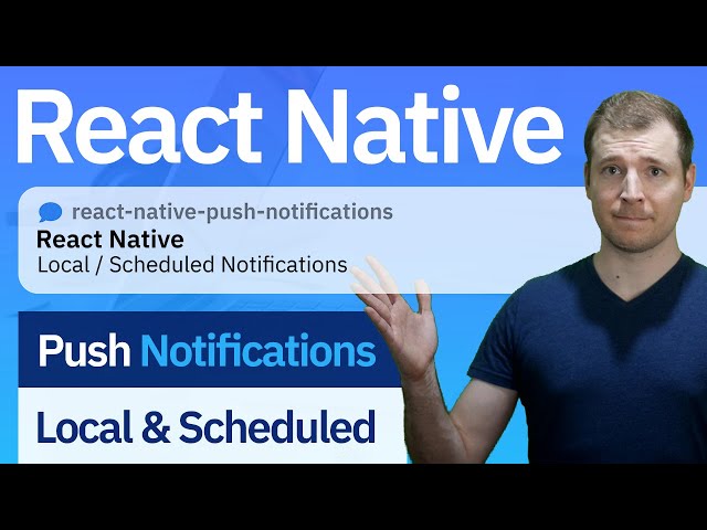 React Native Local Push Notifications Tutorial