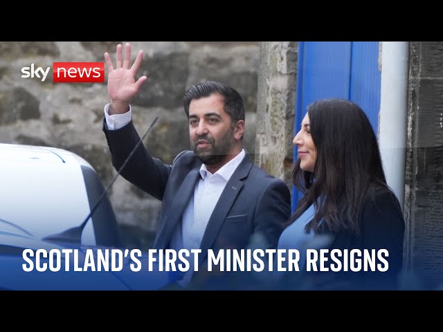Humza Yousaf resigns as Scotland's first minister following days of turmoil