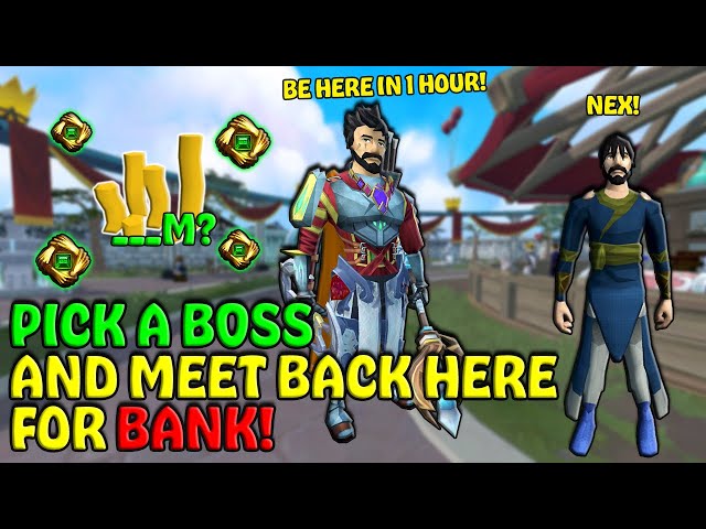 Pick A Boss - Then Meet Me Back Here In 1 Hour For BANK! - Noob's Choice
