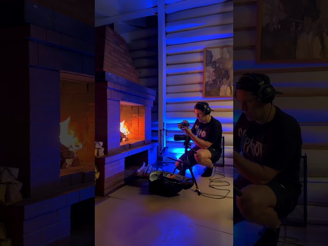 REC 🔥🎙 Fireplace! Recording fire sounds