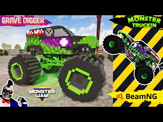 Monster Jam INSANE Crashes, Freestyle and High Speed Jumps | BeamNG Drive | Teardown
