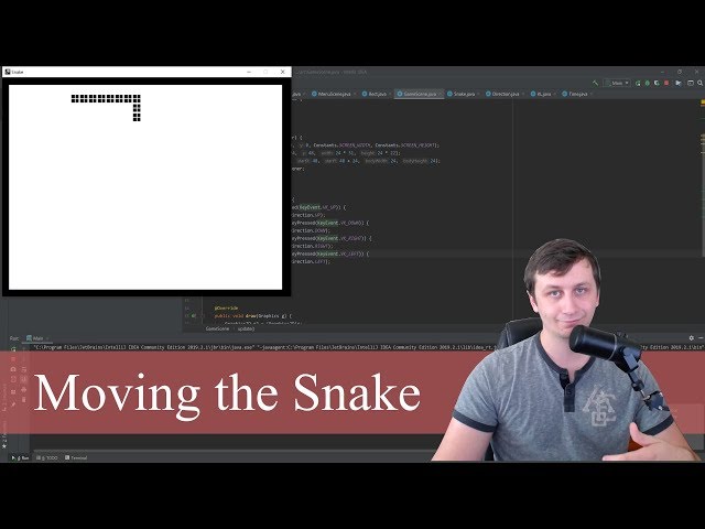 Moving the Snake | Java Snake Part 6