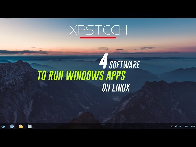 4 SOFTWARES TO RUN WINDOWS APPS ON LINUX!