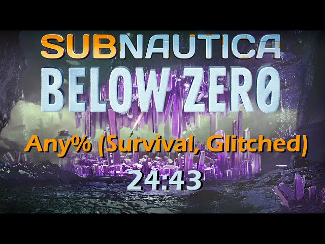 Subnautica: Below Zero Speedrun - 24:43 Any% (Survival, Glitched)