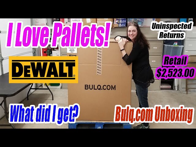 Bulq.com Unboxing - Uninspected Returns - Tools were a big score!!! - What did I get? Retail $2,523