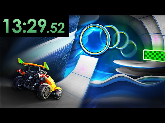 How I beat the hardest obstacle map in Rocket League