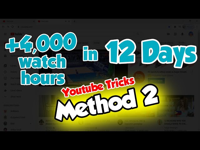 How to get watch hours on YouTube | Method 2