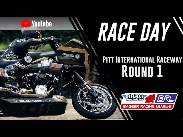 2023 Bagger Racing League Round 1 - Pitt International Raceway - Full TV Episode