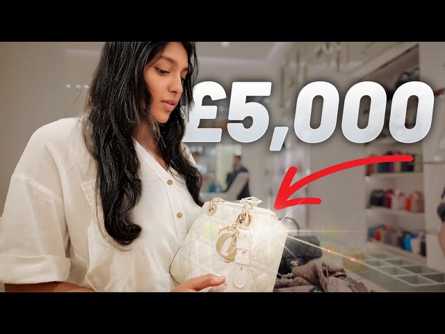 pov: spending £5,000+ on a bag in DIOR | Uzma and Leena