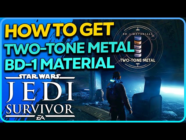 Two-Tone Metal BD-1 Material Star Wars Jedi Survivor