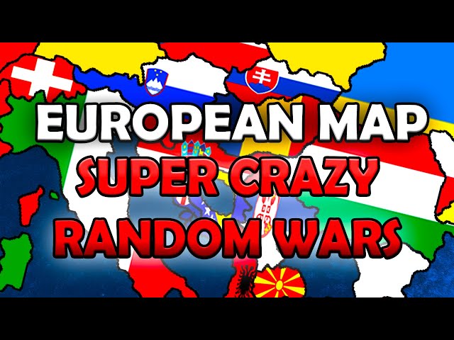 SUPER CRAZY RANDOM WAR! - Map of Europe