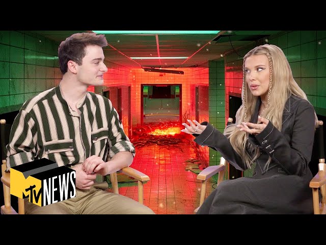 Millie Bobby Brown & Noah Schnapp on Their Friendship & 'Stranger Things' 4 | MTV News