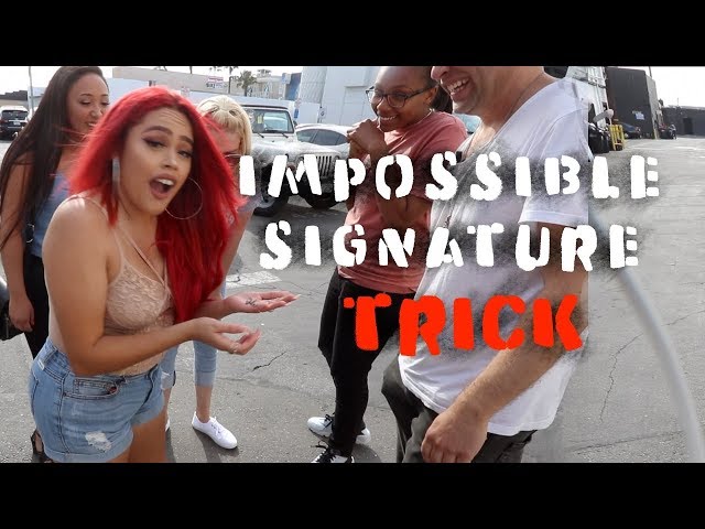 impossible Signature magic Trick l Julien Magic